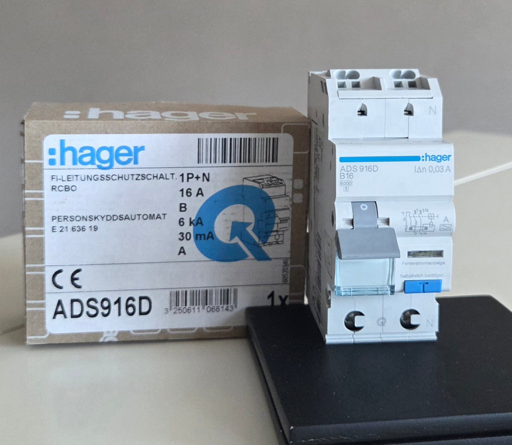Hager ADS916E Fehlerstromschutzschalter NEU OVP