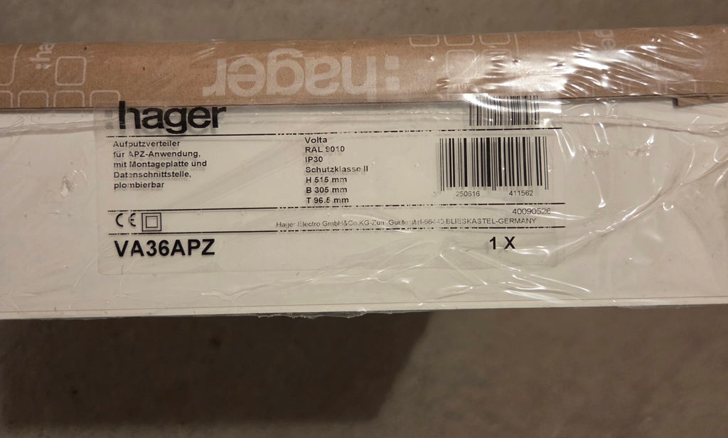 Hager VA36APZ Verteiler NEU OVP
