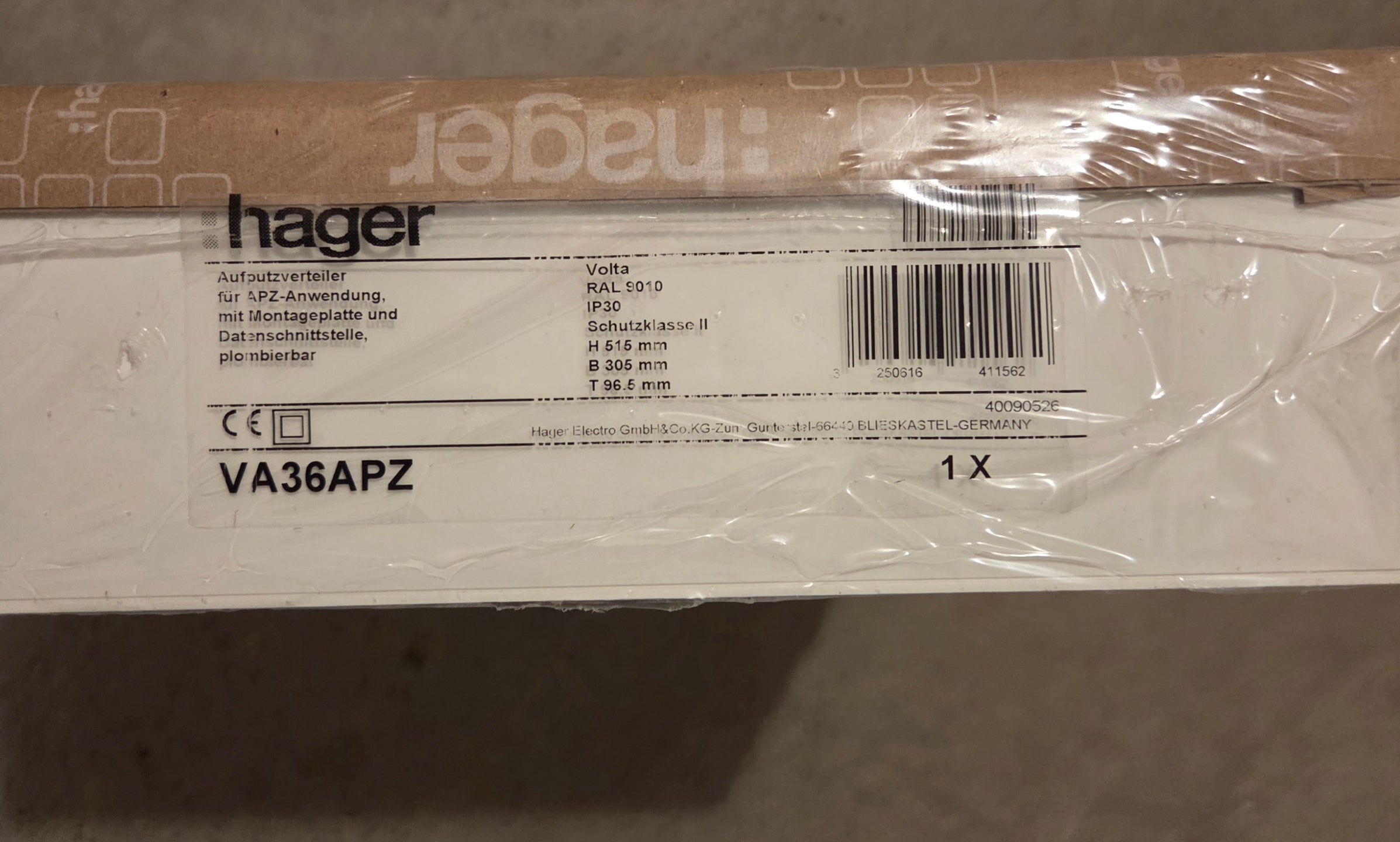 Hager VA36APZ Verteiler NEU OVP