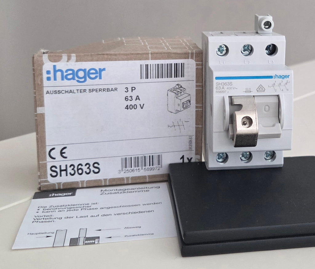 Hager SH363S Lasttrennschalter NEU OVP