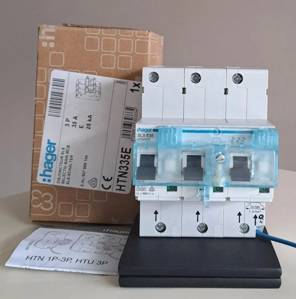 Hager HTN335E SLS-Schalter Hutschiene 35A NEU OVP