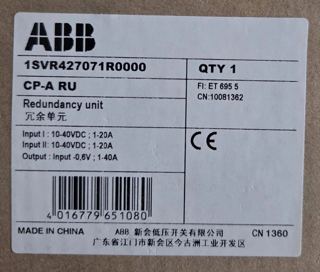 ABB 1SVR427071R0000 Netzteil NEU OVP